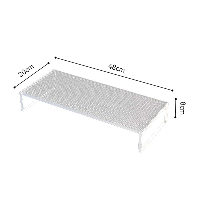 Διόροφο μεταλλικό στήριγμα για λάπτοπ και ανυψωτής γραφείου — πολυλειτουργικό, φορητό, χωρίς εγκατάσταση