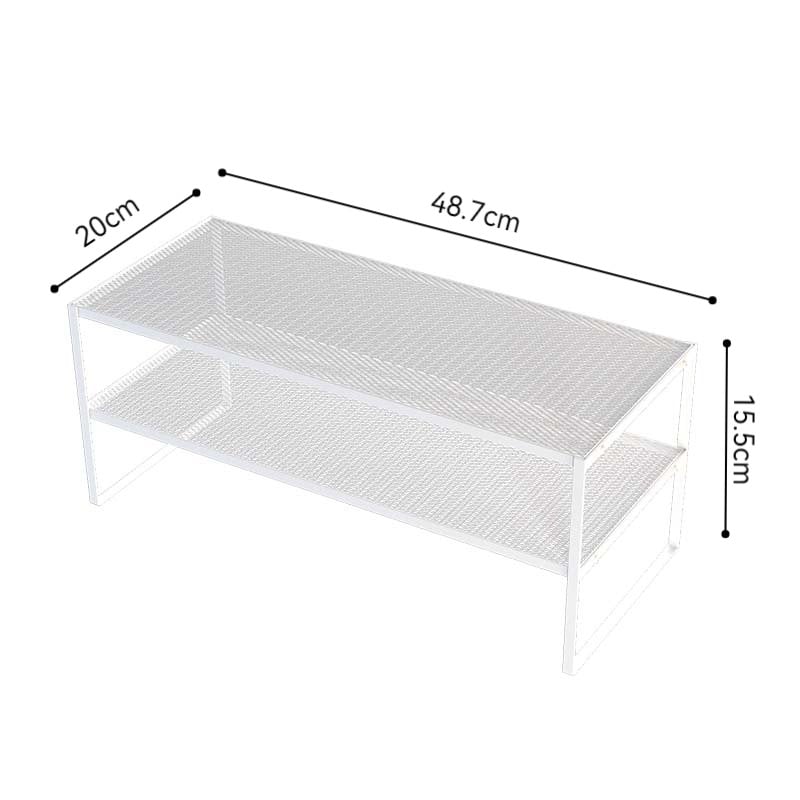 Διόροφο μεταλλικό στήριγμα για λάπτοπ και ανυψωτής γραφείου — πολυλειτουργικό, φορητό, χωρίς εγκατάσταση