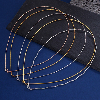 Kaelakee – 925 hõbe, madu-keti, geomeetriline disain, unisex