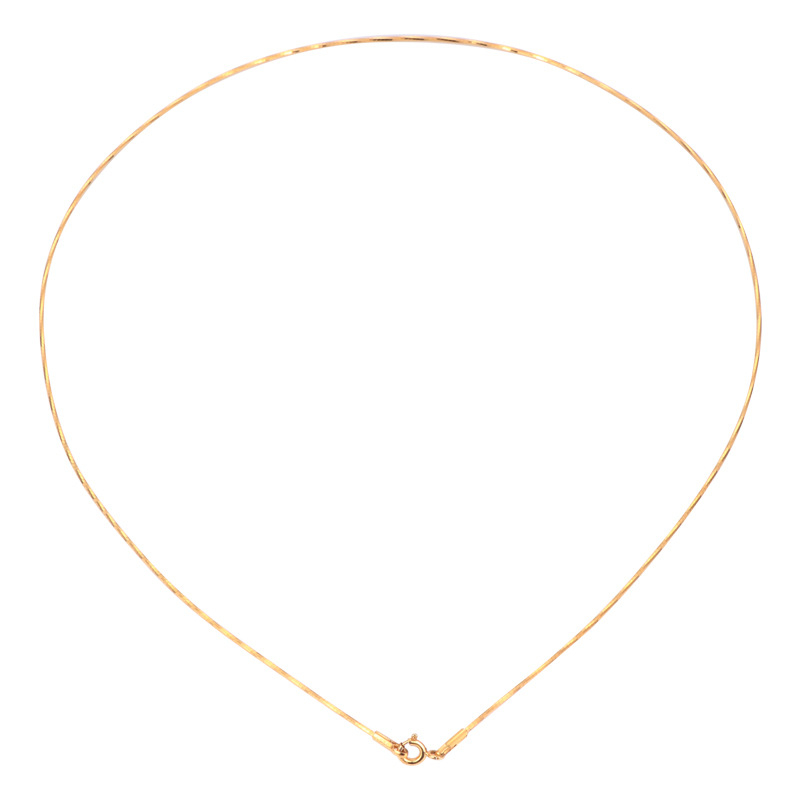 Kaelakee – 925 hõbe, madu-keti, geomeetriline disain, unisex