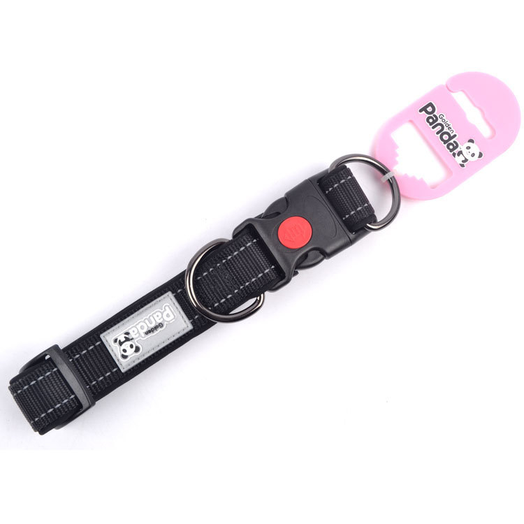 Nylon kutyanyakörv fényvisszaverő sávval — Lunguigi márka, kutyáknak, 200 db csomag