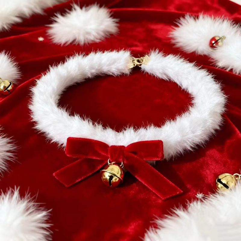 Plüss chokernyaklánc, kézzel készített, masni alakú, medál ötvözet, O-típusú lánc