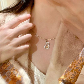 Ogrlica od srebra 925, uvijeni lanac, tip gola, 7,9 g