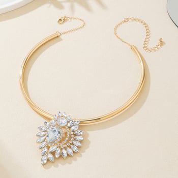 Fém nyaklánc • cink ötvözet • személyes stílus • 34 g • őszi 2024 bemutató