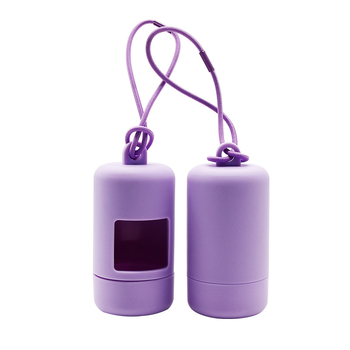 Dispenser pentru pungi de gunoi pentru câini și cutie portabilă de depozitare – ABS, rol continuu, separator de pungi