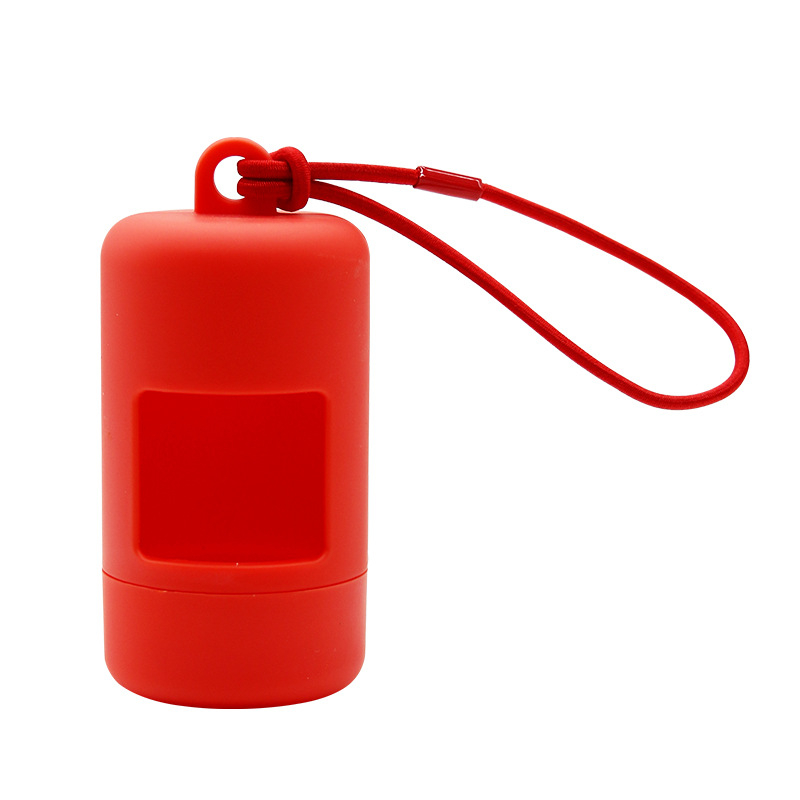 Dispenser pentru pungi de gunoi pentru câini și cutie portabilă de depozitare – ABS, rol continuu, separator de pungi