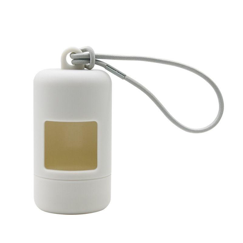 Dispenser pentru pungi de gunoi pentru câini și cutie portabilă de depozitare – ABS, rol continuu, separator de pungi