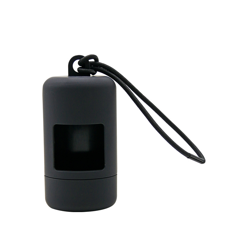 Dispenser pentru pungi de gunoi pentru câini și cutie portabilă de depozitare – ABS, rol continuu, separator de pungi