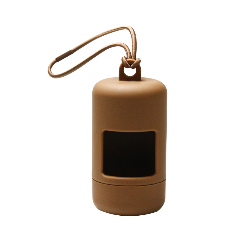 Dispenser pentru pungi de gunoi pentru câini și cutie portabilă de depozitare – ABS, rol continuu, separator de pungi