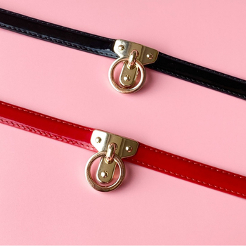 Кучешка яка със странична верига, обков от цинкова сплав, U-образна форма, тегло 150 g, унисекс