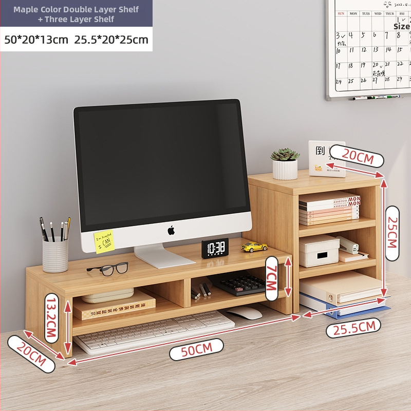 Περιστρεφόμενη βάση οθόνης για επιτραπέζιο υπολογιστή με ανυψωτήρα και οργανωτή γραφείου – Κράμα αλουμινίου, μάρκα Qimu, μοντέλο X1124134056, Συμβατό με επιτραπέζιο υπολογιστή, Περιστρεφόμενος τύπος