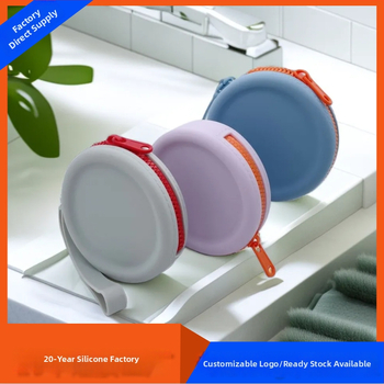 Portofel din silicon pentru monede, formă rotundă, model A1, fără căptușeală, pentru uz zilnic