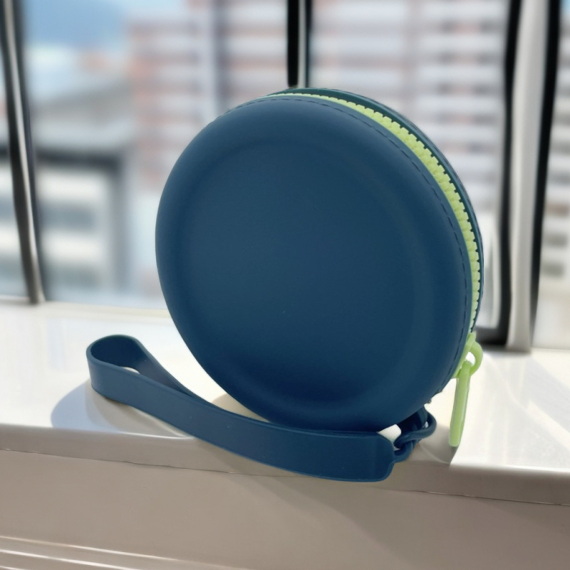 Portofel din silicon pentru monede, formă rotundă, model A1, fără căptușeală, pentru uz zilnic