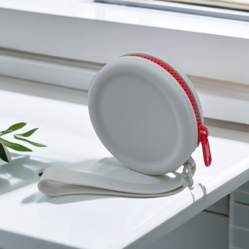 Portofel din silicon pentru monede, formă rotundă, model A1, fără căptușeală, pentru uz zilnic