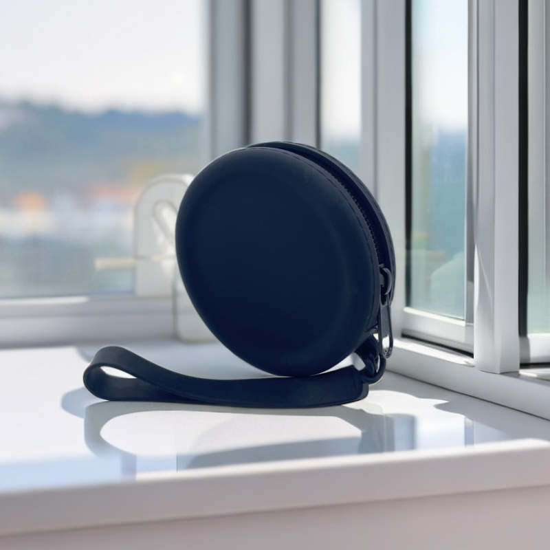 Portofel din silicon pentru monede, formă rotundă, model A1, fără căptușeală, pentru uz zilnic