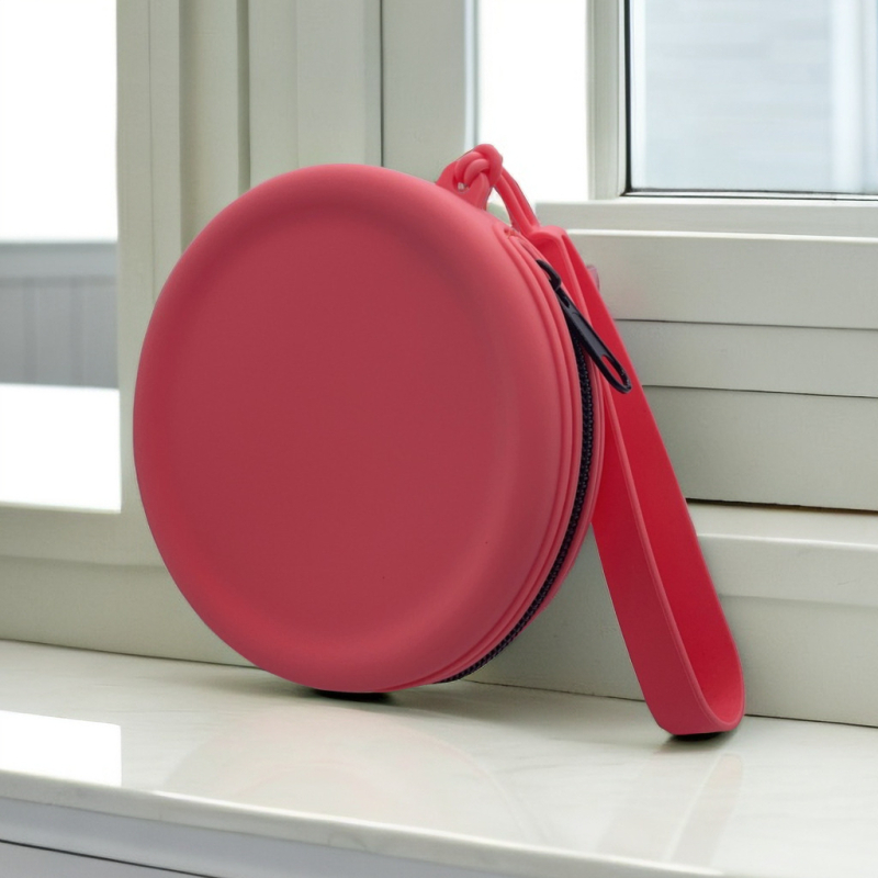 Portofel din silicon pentru monede, formă rotundă, model A1, fără căptușeală, pentru uz zilnic