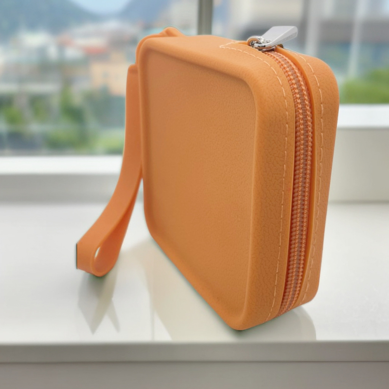 Portofel din silicon pentru monede, formă rotundă, model A1, fără căptușeală, pentru uz zilnic