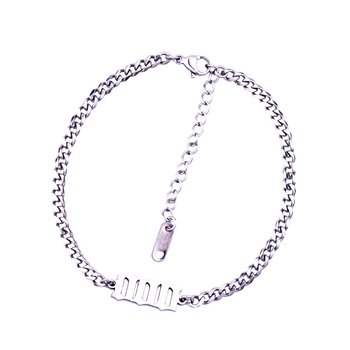 Brățară KWS241 - sticlă/glazură, electroplacare, design geometric, unisex, Nr. producție KWS241