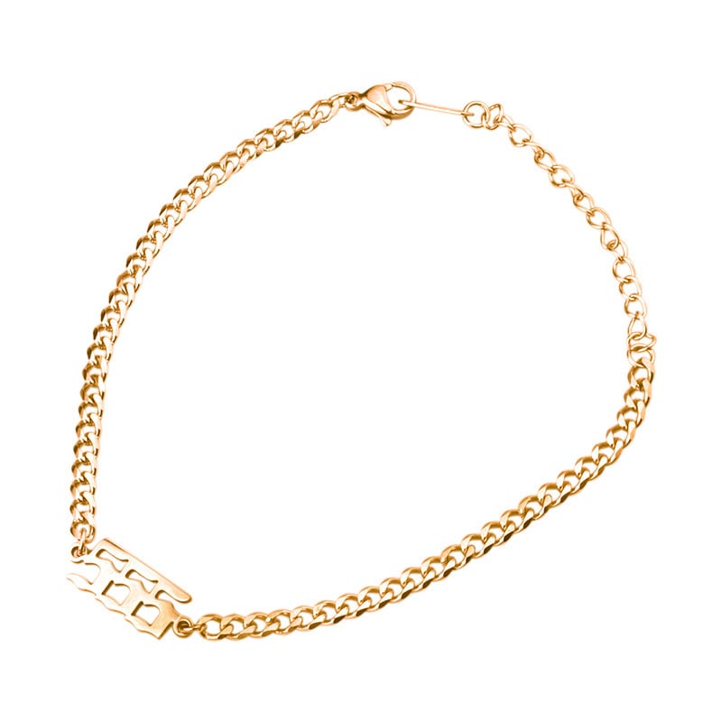 Brățară KWS241 - sticlă/glazură, electroplacare, design geometric, unisex, Nr. producție KWS241