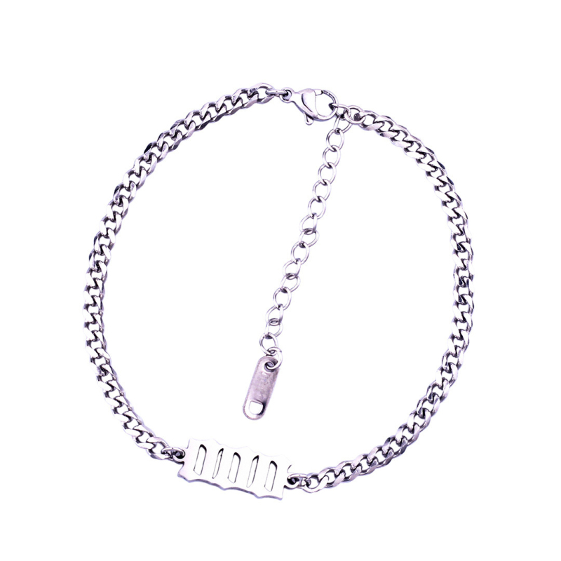 Brățară KWS241 - sticlă/glazură, electroplacare, design geometric, unisex, Nr. producție KWS241