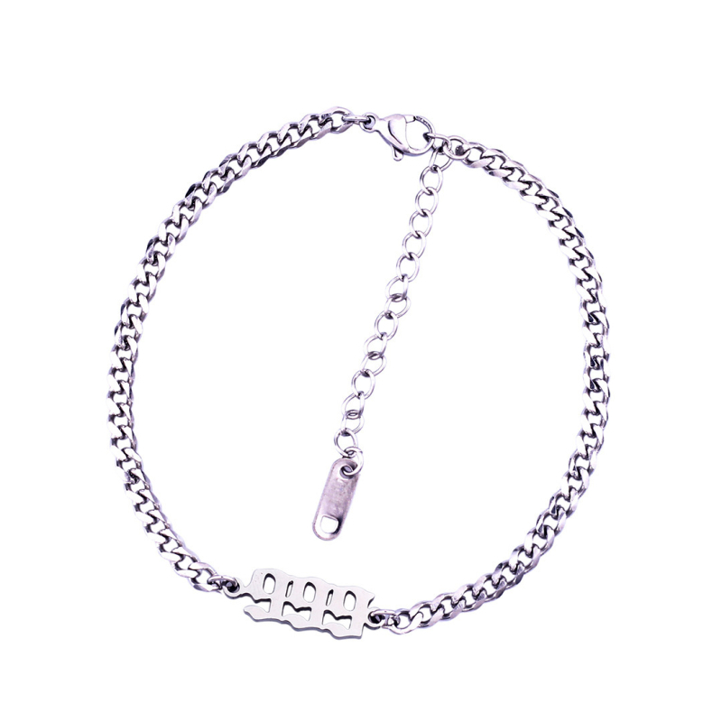 Brățară KWS241 - sticlă/glazură, electroplacare, design geometric, unisex, Nr. producție KWS241