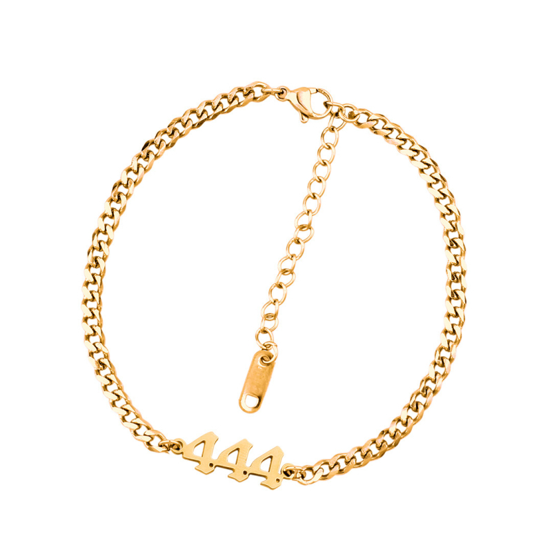 Brățară KWS241 - sticlă/glazură, electroplacare, design geometric, unisex, Nr. producție KWS241