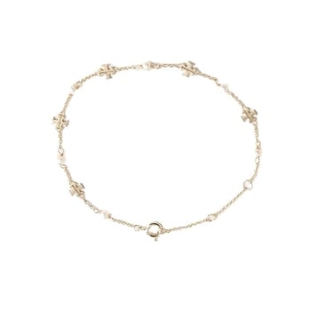 Brățară din perle pentru femei, cu design geometric minimalist și finisaj electroplacat