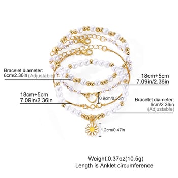 Brățară geometrică din aliaj, placare electrolitică, pentru femei