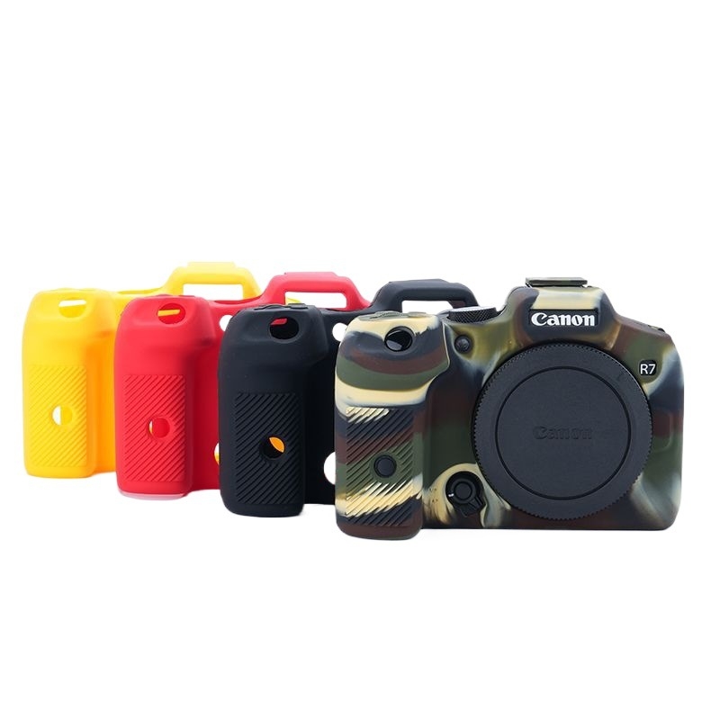 Carcasă de protecție din silicon pentru Canon R5, R6, R7, R8, R10 și R62 – anti-cadere, husă de cameră portabilă