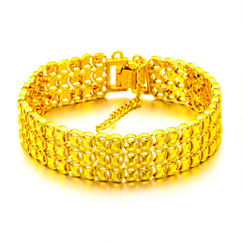 Brățară cu monede din alamă, placare electroplată, formă geometrică, design original, pentru femei