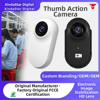 Kišeninė veiksmo kamera naminiams gyvūnėliams — 0.96in LCD, 1.0MP jutiklis, TF kortelė saugojimui, ABS korpusas, 2–3 val. baterija