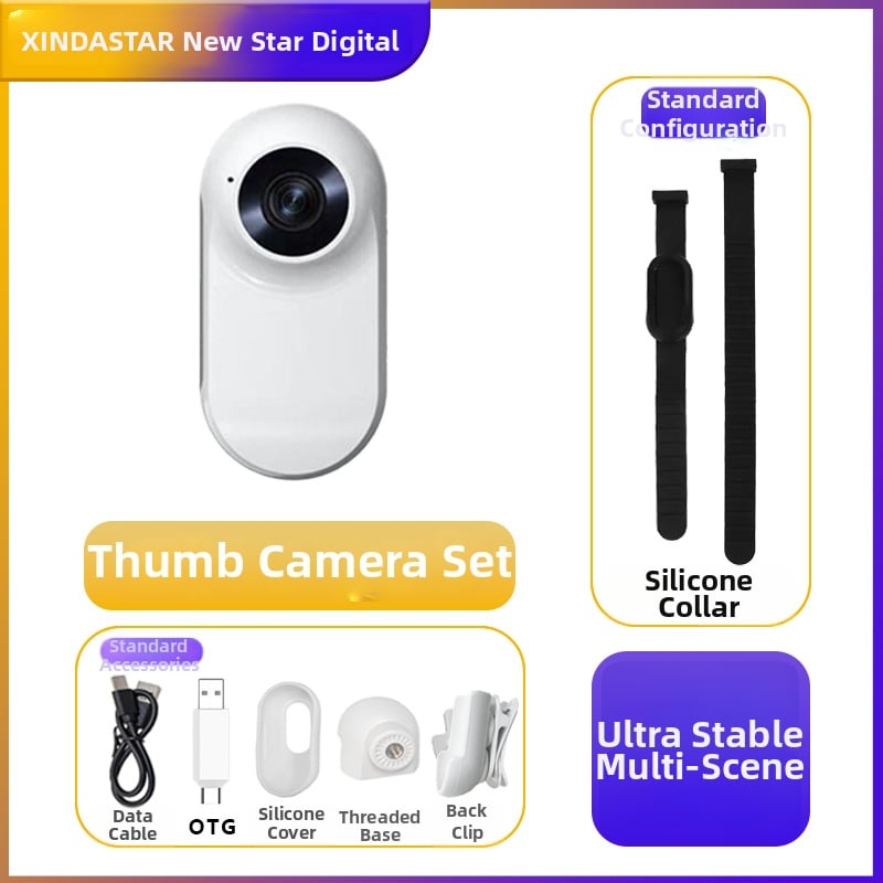 Kišeninė veiksmo kamera naminiams gyvūnėliams — 0.96in LCD, 1.0MP jutiklis, TF kortelė saugojimui, ABS korpusas, 2–3 val. baterija