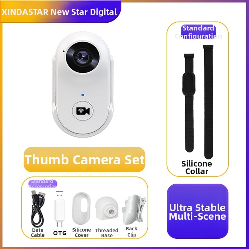 Kišeninė veiksmo kamera naminiams gyvūnėliams — 0.96in LCD, 1.0MP jutiklis, TF kortelė saugojimui, ABS korpusas, 2–3 val. baterija