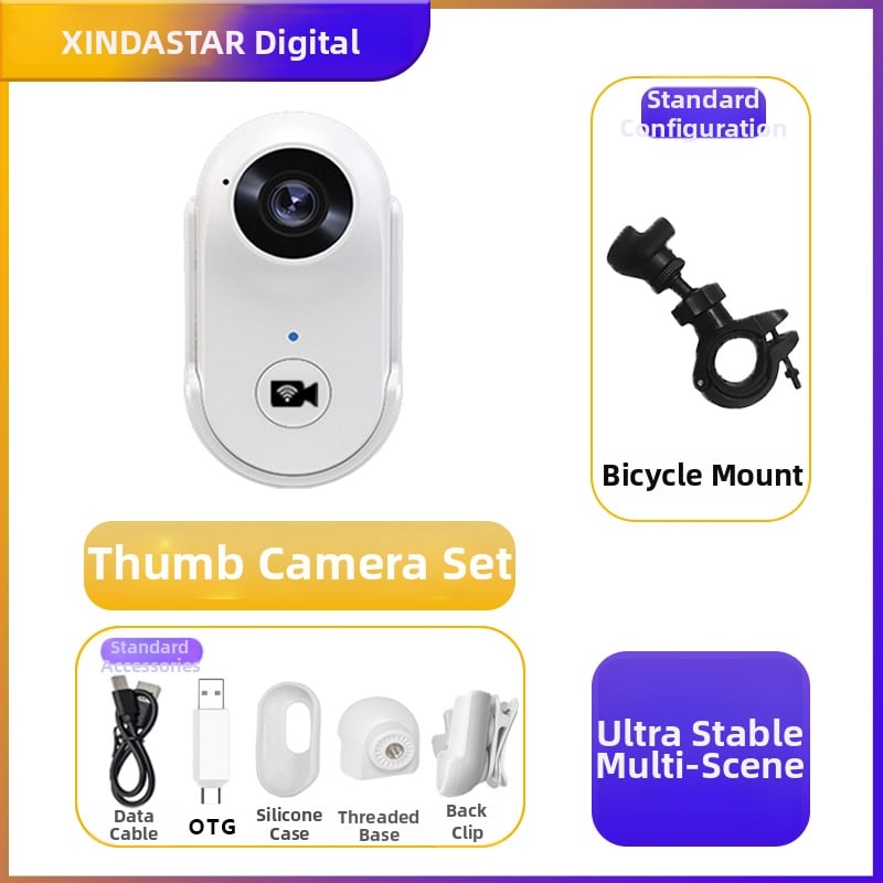 Kišeninė veiksmo kamera naminiams gyvūnėliams — 0.96in LCD, 1.0MP jutiklis, TF kortelė saugojimui, ABS korpusas, 2–3 val. baterija