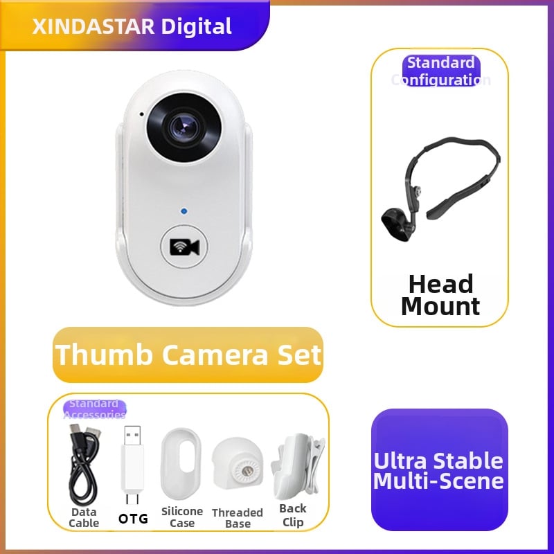 Kišeninė veiksmo kamera naminiams gyvūnėliams — 0.96in LCD, 1.0MP jutiklis, TF kortelė saugojimui, ABS korpusas, 2–3 val. baterija