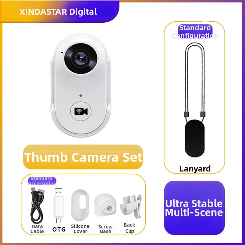 Kišeninė veiksmo kamera naminiams gyvūnėliams — 0.96in LCD, 1.0MP jutiklis, TF kortelė saugojimui, ABS korpusas, 2–3 val. baterija