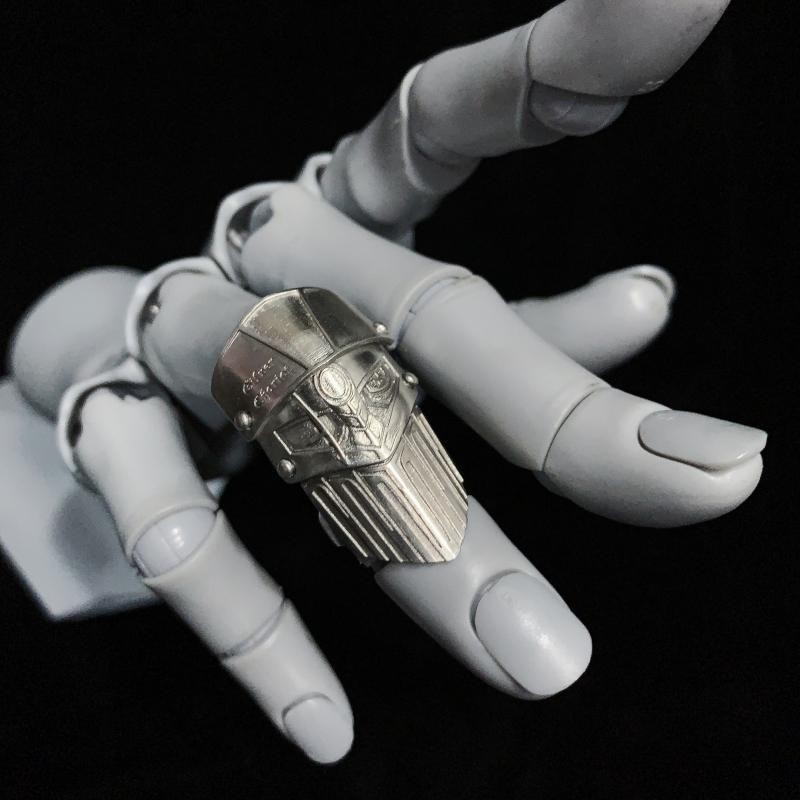 Пръстен от мед с открит дизайн и електроплатиране, стил универсален и уникален, аксесоари за ръка, унисекс