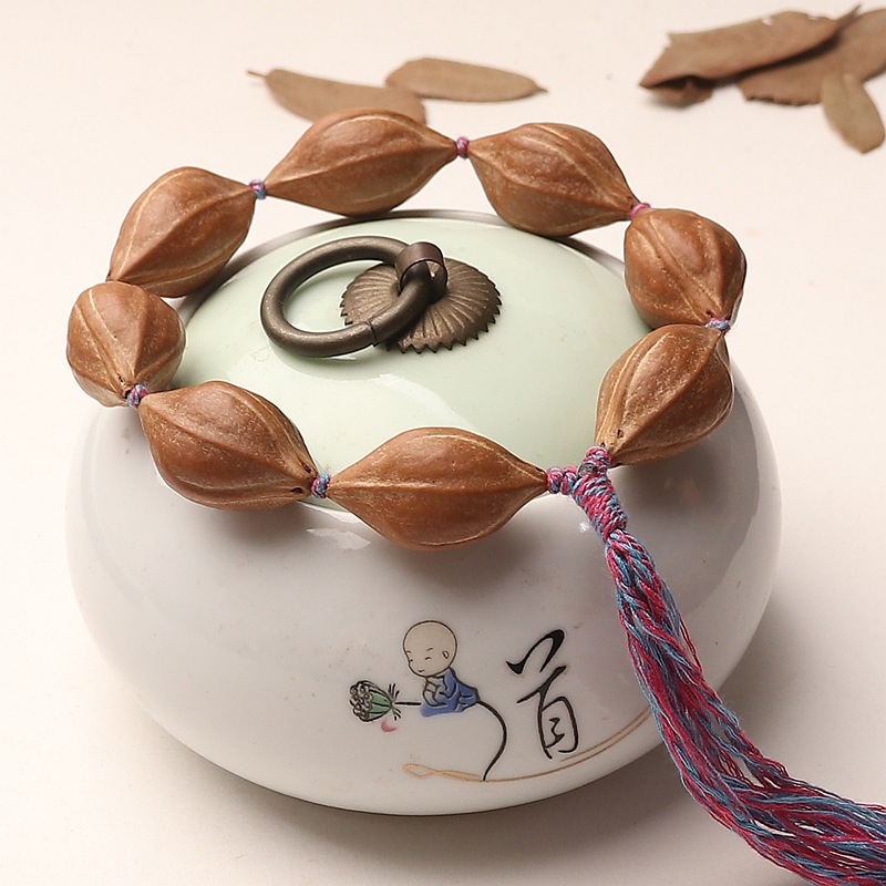 Oliivipähkli helmestest käevõru | Kaasaegne minimalistlik stiil | Graveeritud, Käsitöö, Poleeritud