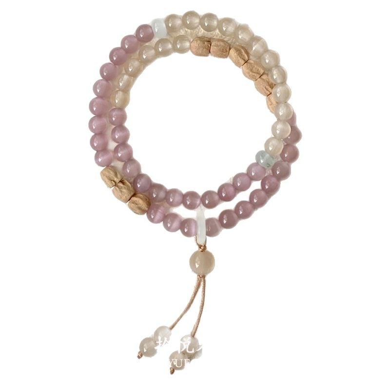 Brățară din piatră ochi de pisică, geometrică, retro, lucrată manual pentru femei