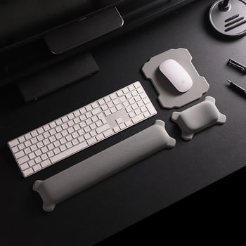 Padă de mouse mică, din textile, cu sprijin pentru încheietură, imprimare prin transfer termic, logo disponibil