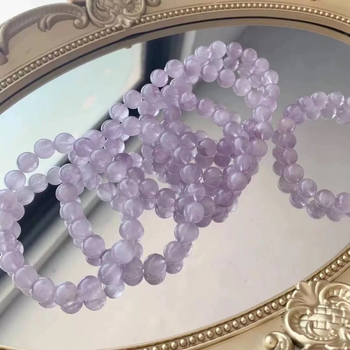 Brățară handmade din cristal de ametist pentru femei