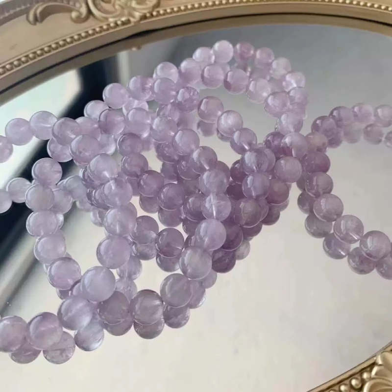 Brățară handmade din cristal de ametist pentru femei