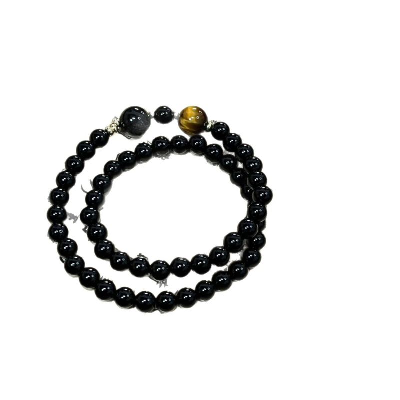 Narukvica – Unisex, Ručno izrađena, Novi kineski stil (Materijal: Obsidijan; Obrada: Ručna; Oblik: Drugo; Poklon: Suvenir s putovanja)