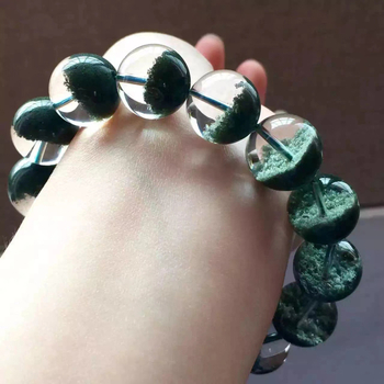 Narukvica od Green Ghost kristala, unisex, originalni dizajn, geometrijski stil