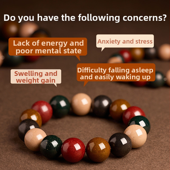 Aroomihelmedest käevõru, vintage stiil, käsitsi ja osaliselt mehhaniseeritud valmistamine, Traditsiooniline Hiina meditsiin, kingituseks, suvi 2025