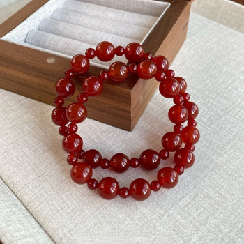 Narukvica Liangxu Jewelry, materijal: ahat, oblik: geometrijski, stil: ženski, nišni, godina sezone: jesen 2025