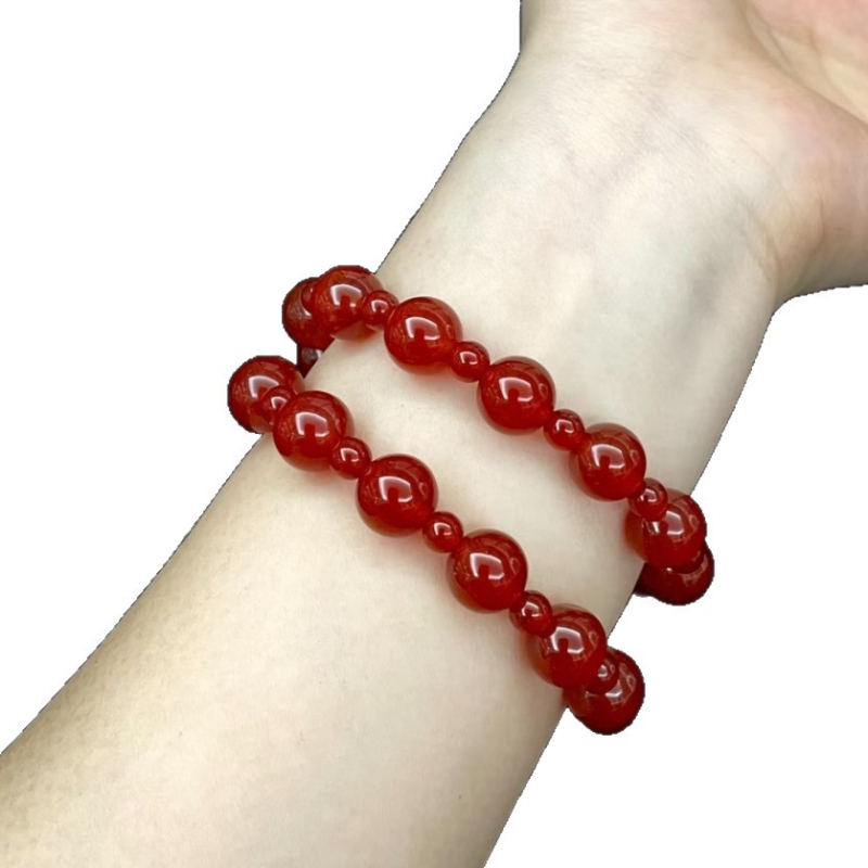 Narukvica Liangxu Jewelry, materijal: ahat, oblik: geometrijski, stil: ženski, nišni, godina sezone: jesen 2025