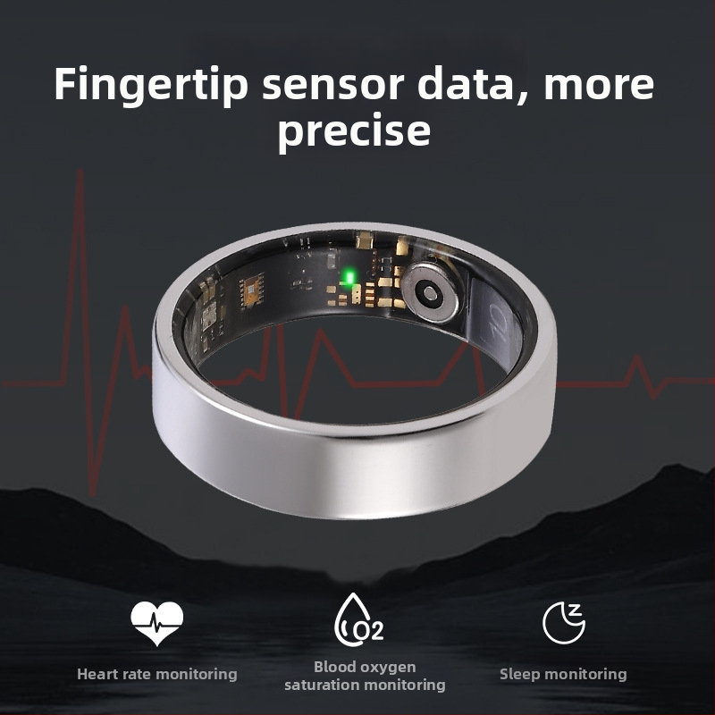 IF-R03 Bluetooth okos gyűrű – szívritmus, vér oxigén és alvás monitorozása; akkumulátor 15–25 mAh; Android 4.4+ és iOS 9.0+ kompatibilis