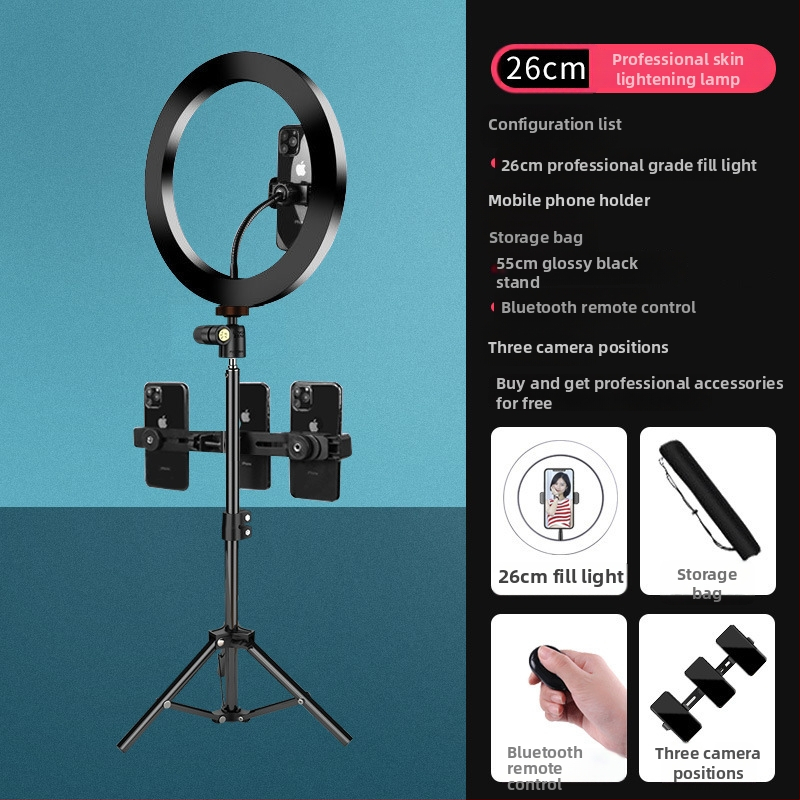 Stojan na telefón pre živé vysielanie, konštrukcia z kovu a ABS, model Iný, licencovanie s vlastnou značkou k dispozícii, prispôsobenie dostupné