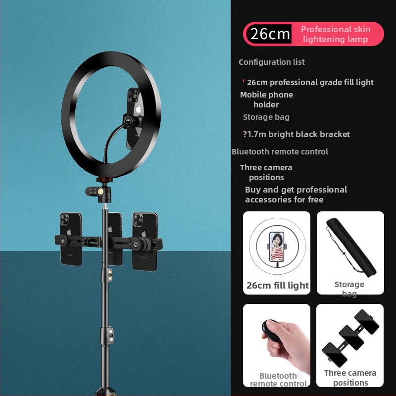 Stojan na telefón pre živé vysielanie, konštrukcia z kovu a ABS, model Iný, licencovanie s vlastnou značkou k dispozícii, prispôsobenie dostupné